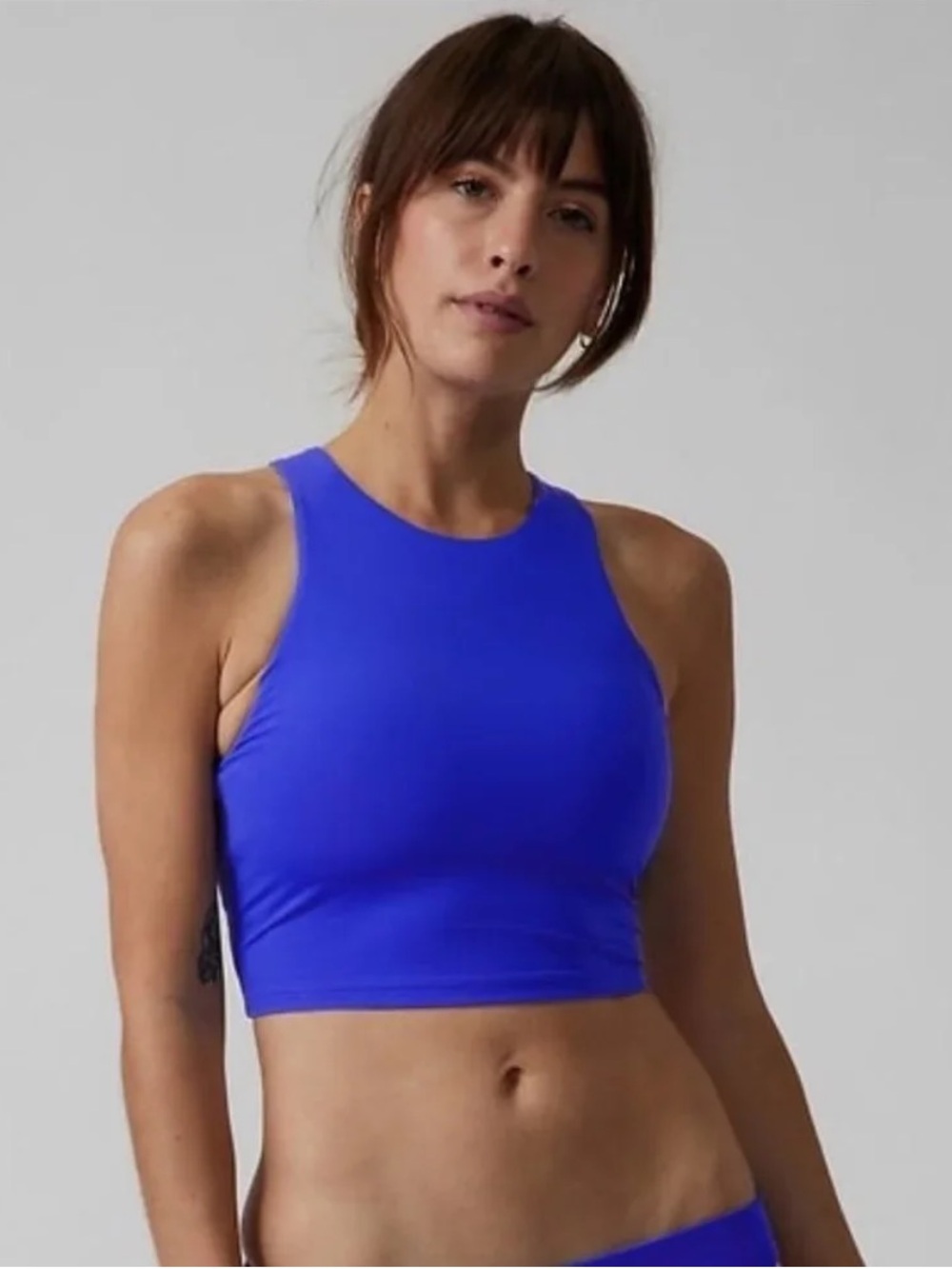 Athleta Conscious Crop Top // Cerulean